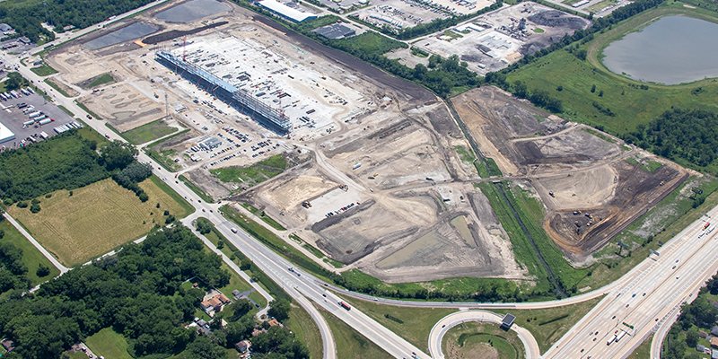 Aerial Shot of Project Dixie Site