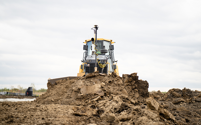 WITECH Moving Soil Dirt Using Excavator Truck Equipment